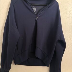 Thrive Navy Half-Zip Hoodie Pullover